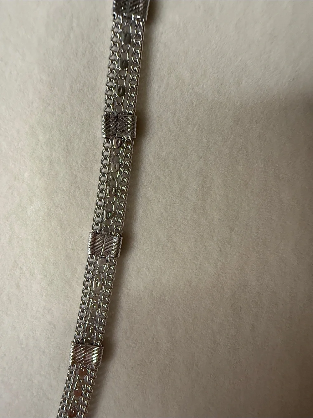 Sterling Silver Box-Link Chain Necklace - Silver